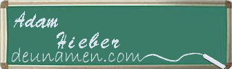 Adam Hieber Visitenkarte